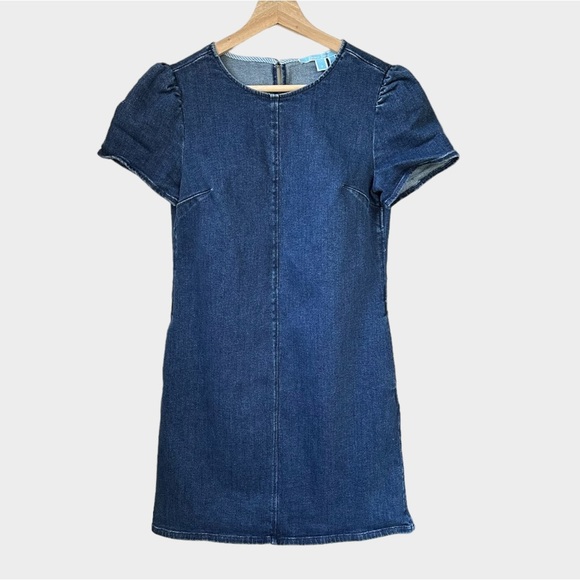 Draper James Denim Shift Dress, size 2 - Picture 1 of 5
